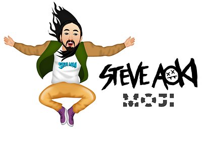 Aoki! app character design emoji icon icons illustration ios music sticker ui vector