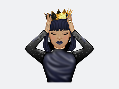 Rihanna app character emoji emojis funny icon icons illustration lol rihanna smiley vector