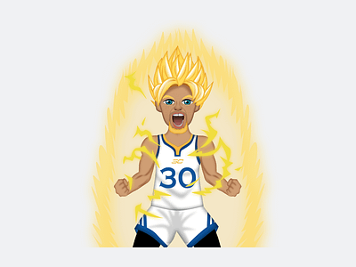 Super Saiyan Steph Curry