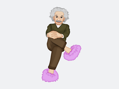 Einstein app emoji emojis funny icon icons illustration ios logo lol smiley vector