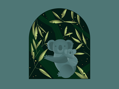 Koalas australia illustration illustrator koala koala bear koalas minimal vector wildlife