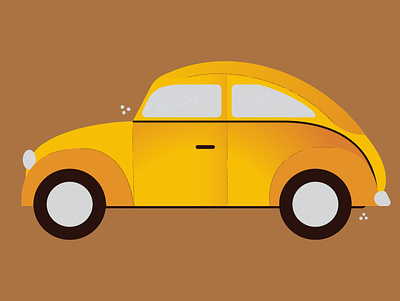 29. Beetle beetle car colorful illustration illustrator minimal vector