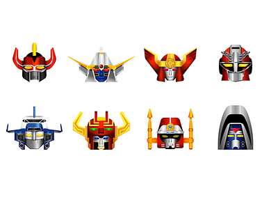 Megazord part 1 character character design childhood colorful design illustrator power rangers robots vector