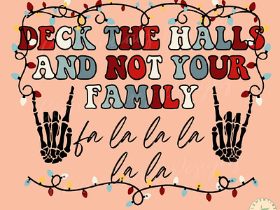 Deck the halls png, Happy Holidays png