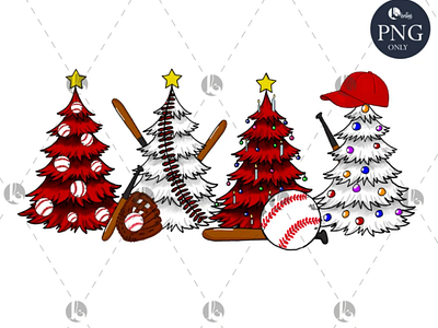 Christmas Trees PNG