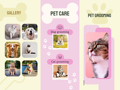 Online Shopify Pet Care Website design dropshipping graphic design logo shoify website