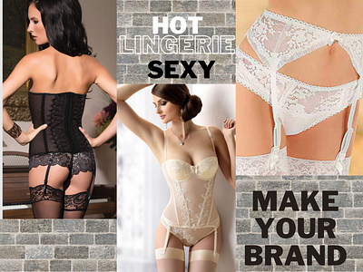 ONLINE LINGERIE WEBSITE design dropshipping graphic design logo shoify website