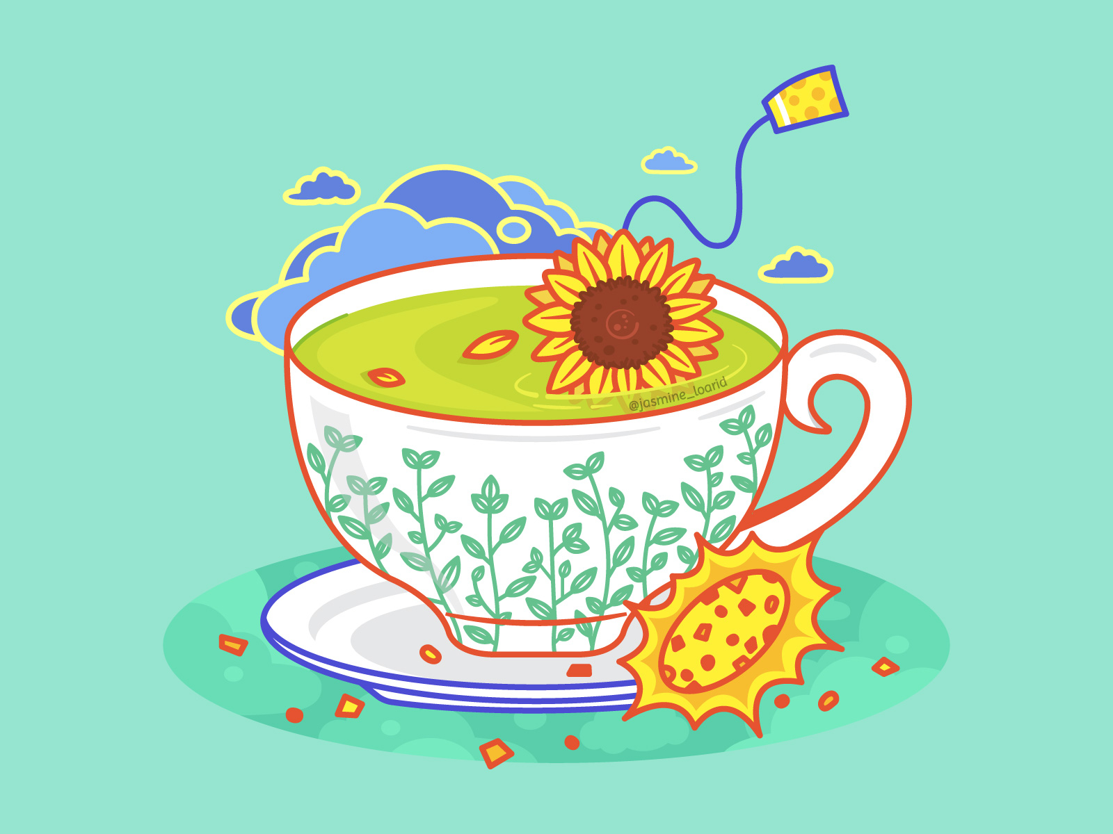 Morning Tea by Jasmine on Dribbble