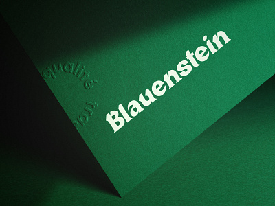 Blauenstein typography