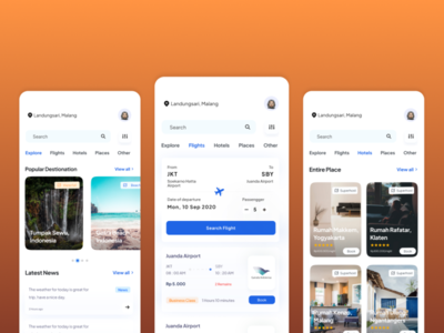 Complete Vacation Booking - UI UX Design by Revanth on Dribbble