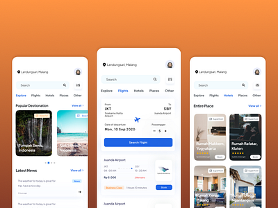 Complete Vacation Booking - UI UX Design