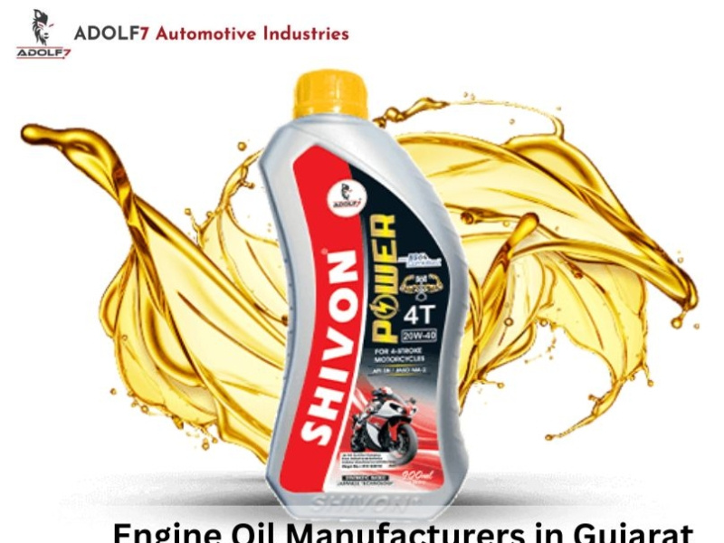 Engine Oil Manufacturers in Gujarat by Adolf7 Automotive Industries