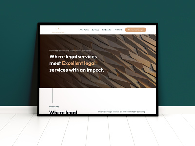 Moonstone Partners - Website Design classic design law website minimal modern design ui ui design uiux ux website wesbite design