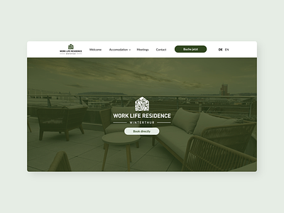 Work Life Residence Winterthur - UX/UI Design - Web figma graphic design grapi ui ux uxui design web design web development