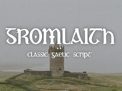 Gromlaith british celtic design digital asset font asset font preview graphic design history logo typography