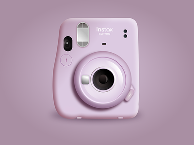 Instax camera using only Figma