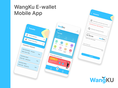 WangKu | E Wallet Mobile App | Finance App
