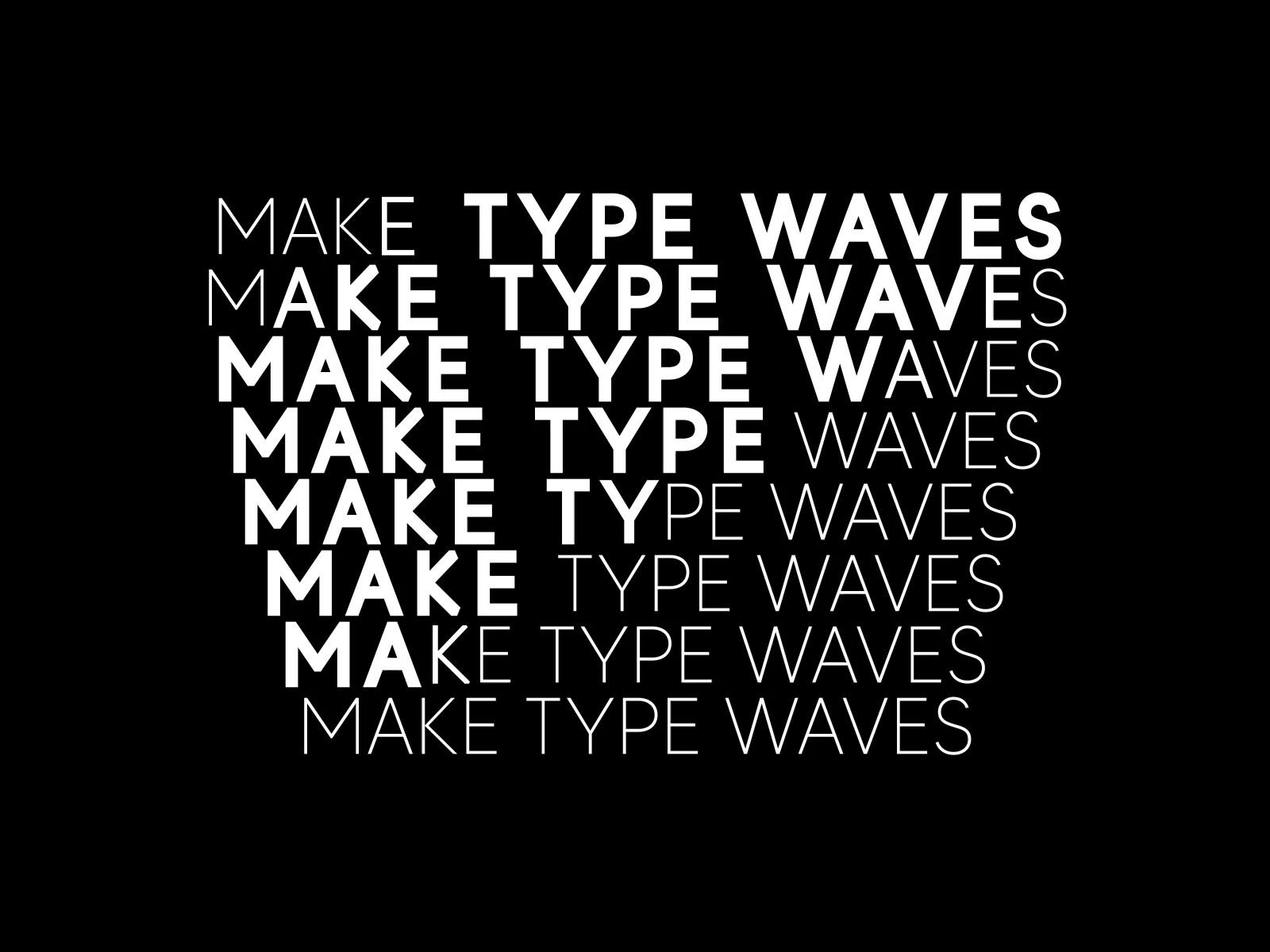 After Effects Tutorial - Type Waves abstract after effects animation code expressions motion graphics type typogaphy
