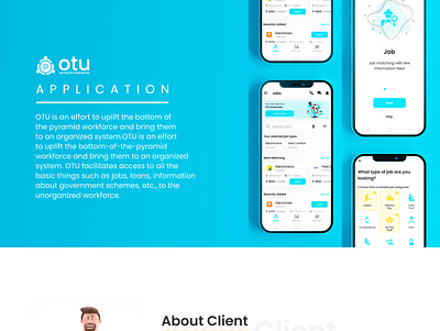 OTU - Blue Collar Job Platform app design app development blue collar worker job platform job platform app job platform design job portal