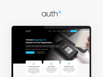 Web Design Authx. modern web professional web ui ui ux ux web web design web redesign web ui web ux webdesigns website website redesign