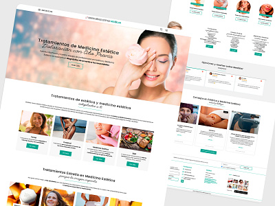 Mediklar Centro Médico Estético design graphic design ui ux web web design wordpress