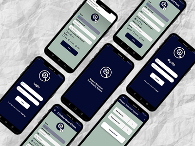 Weapon Detection and Security System - Mobile App - UI/UX Design