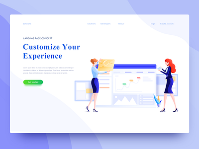 Sass system website illustration