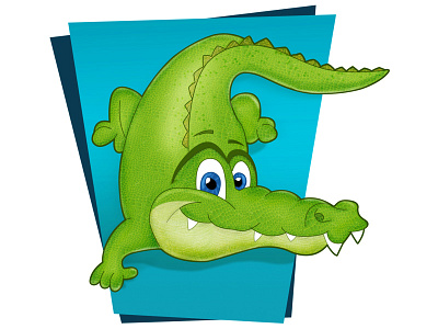 Aligator aligator book cartoon coloring illustrator school story