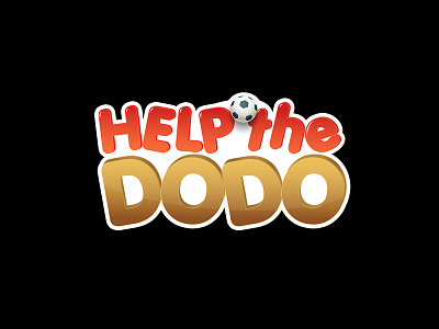 DODO Title adobe cartoon design dodo football game illustrator logo title