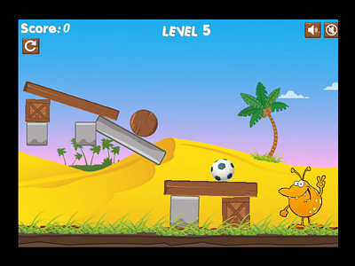 Help The Dodo (Game) adobe construct 2 dodo football fun game illustrator mobile photoshop puzzel touch game