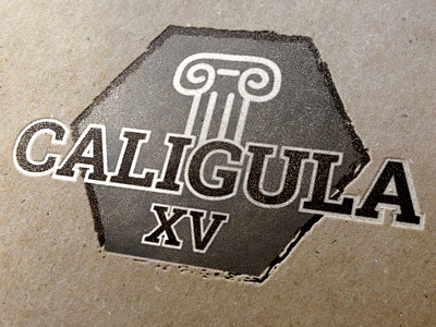 Caligula XV adobe caligula design illustrator logo t shirt vector xv