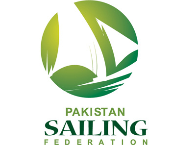 Sailing Logo boat design federation green logo pakistan sailing sea vector