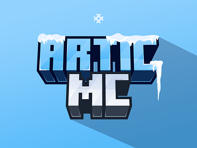 Minecraft Logo (ARTIC MC) branding design graphic design illustration logo minecraft minecraftlogo ui ux vector