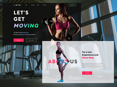 Gym Landing Page (Fitness)