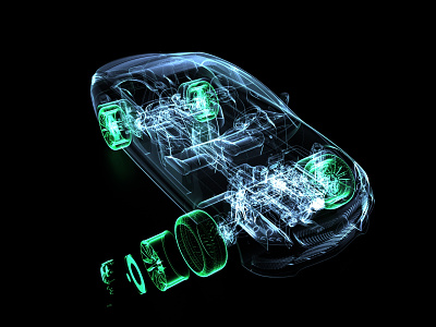 car hologram 3d