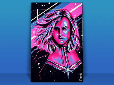 Captain Marvel Illustration