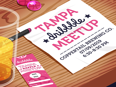 July Tampa Dribbble Meetup! meetup tampa bay