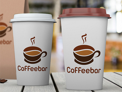 This is my LOGO DESIGN project Coffeebar