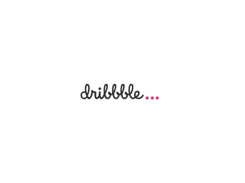 Hello dribbble animation