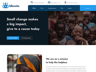 Charity Landing Page