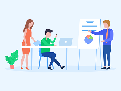 Hello Dribbble！ app design flat illustrations meeting team ui ux work