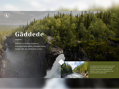 Gaddede, Sweden landing simple sweden ui web webdesign webpage website