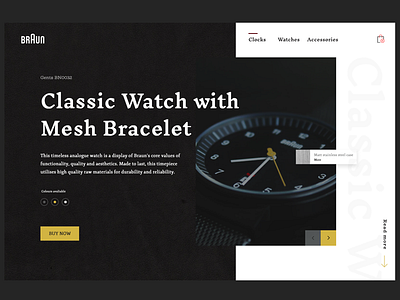 Braaun Product Page Concept