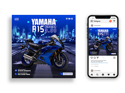 Bike Instagram Banner │ Social Media Design │ Facebook Banner ad