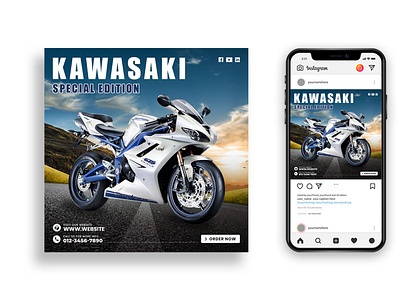 Bike Instagram Banner | Social Media Banner | Facebook Ads