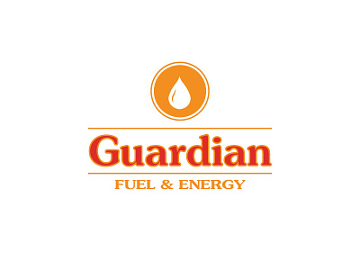 Guardian Fuel design energy fuel gas guardian logo oil