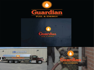 Guardian Fuel Mockup design energy fuel gas guardian logo mockup oil