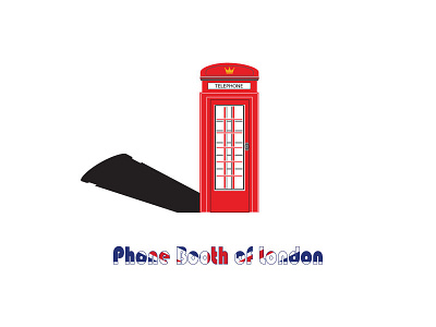 Phone Booth Of London booth city design logo london phone red