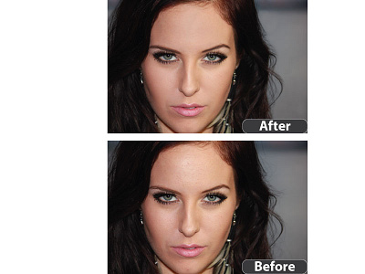Face Retouch II after before edit face photo picture reshape retouching