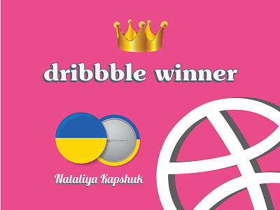 Winner 1x chance debut draft dribbble giveaway hello invitation invite player thanks winner